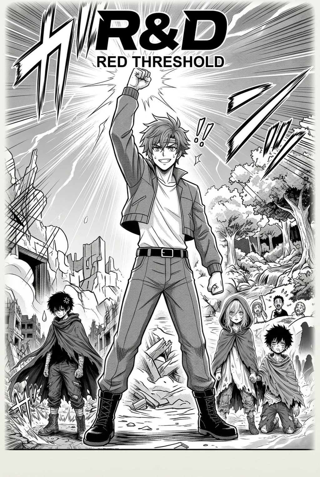 Isekai manga character design - Mangaka blog illustration