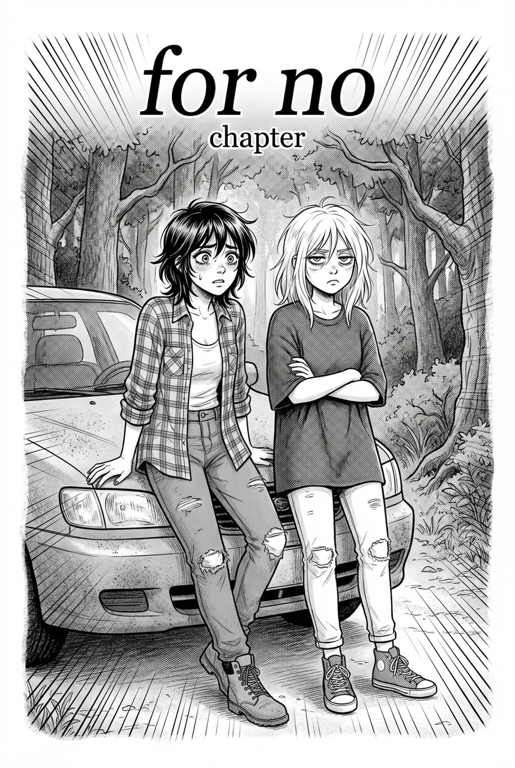 4-koma strip - Mangaka blog illustration